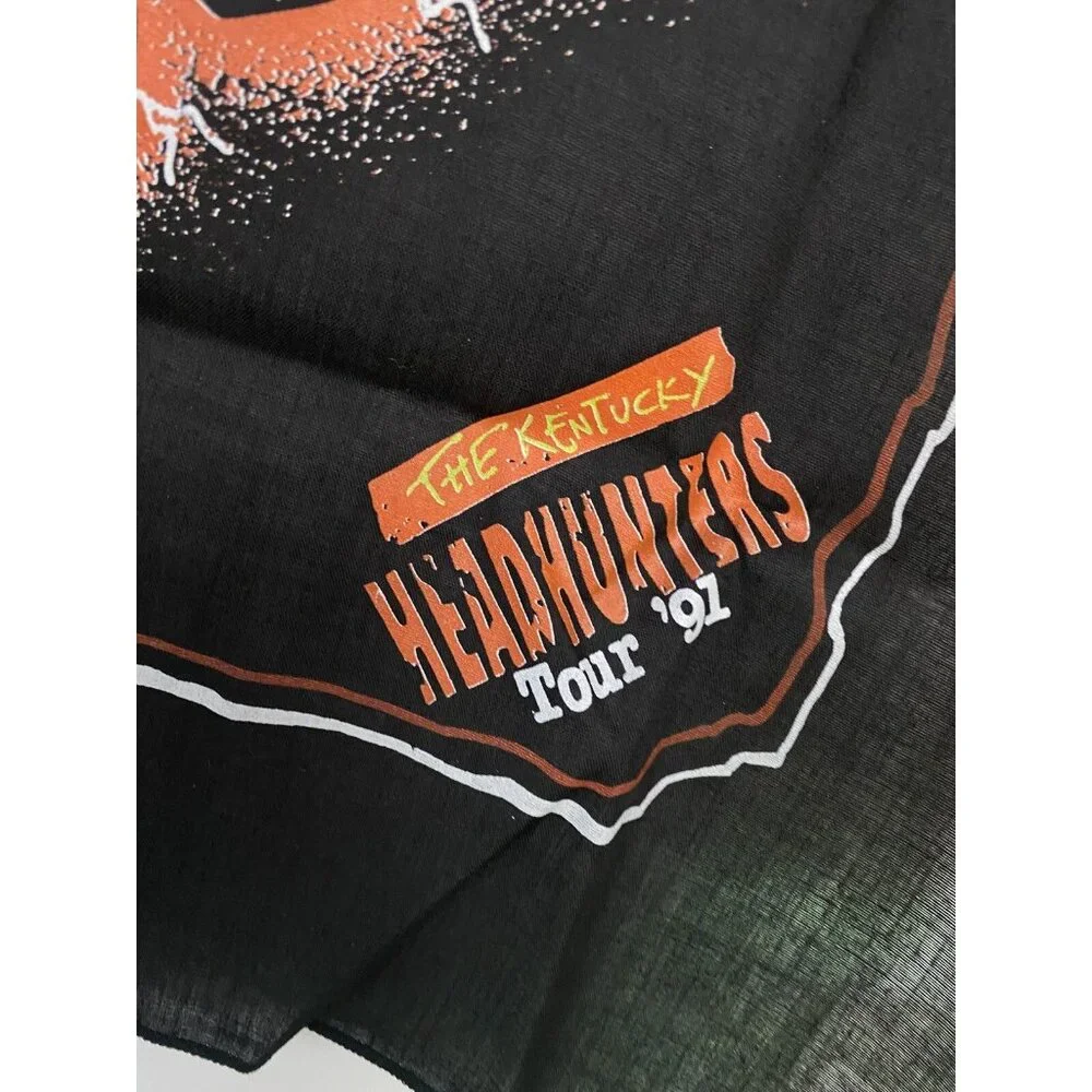 90s Kentucky Headhunters Bandana Electric Barnyard Tour 1991 Handkerchief